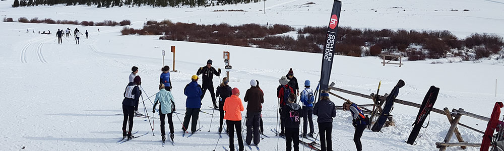 free xc ski lessons in Granby CO